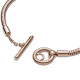 Pulsera Pandora Rose Serpiente con cierre en T - 589087C00