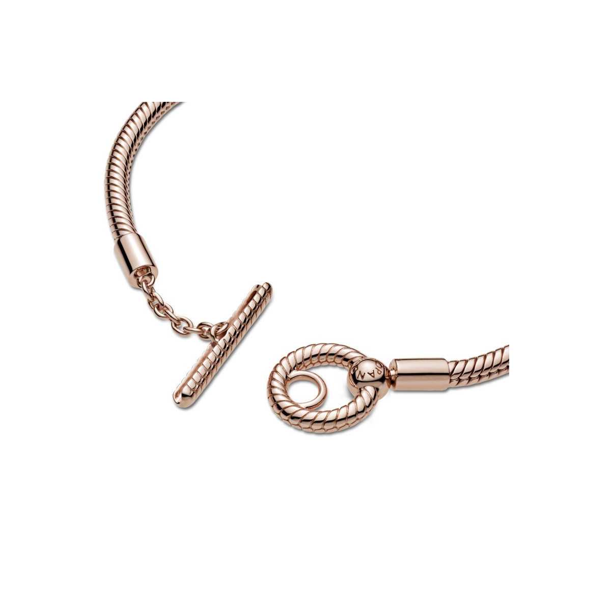 Pulsera Pandora Rose Serpiente con cierre en T - 589087C00