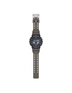 Casio G-SHOCK Reloj Analógico Digital Hombre Negro y Verde Oliva Deportivo GA-100TU-1A3ER 2