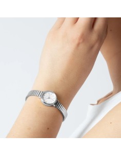 Bering Classic Reloj Mujer Acero Inoxidable Plateado Esfera Nácar Blanco 22 mm 11028-904 2