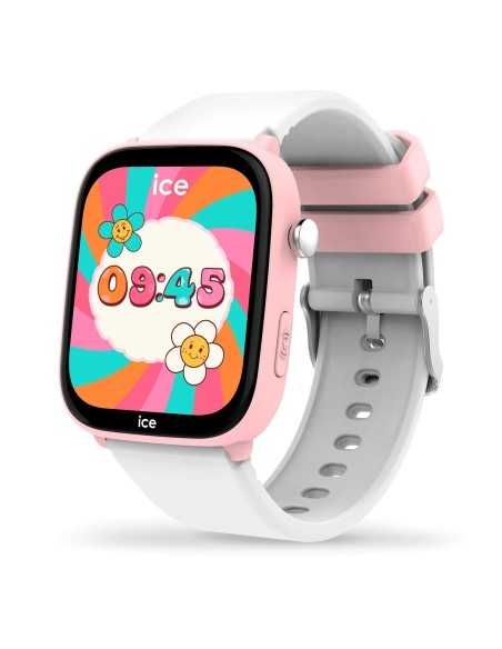 Ice-Watch ICE Smart Junior 3.0 Find Hub Smartwatch Infantil Rosa con Correa Blanca 025681