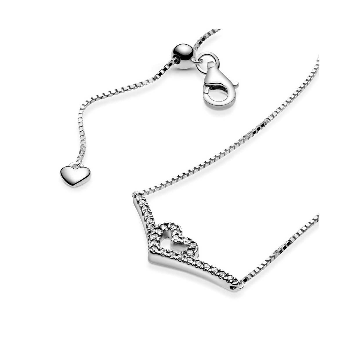 Collar Pandora Corazón Espumoso 399273C01-45