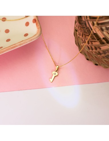 18K COLGANTE ORO AMARILLO LLAVE LISA EN BRILLO...