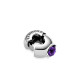 Clip Pandora Cículo Solitario Morado 799204C02