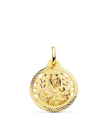 9K MEDALLA ORO AMARILLO VIRGEN DEL CARMEN...