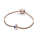 Clip Pandora Rose Cristal Azul 789203C02