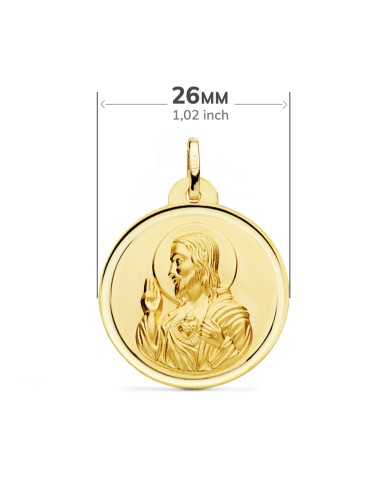 18K ESCAPULARIO ORO AMARILLO VIRGEN DEL CARMEN...