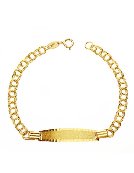18K PULSERA ORO AMARILLO ESCLAVA HUNGARA 13CM