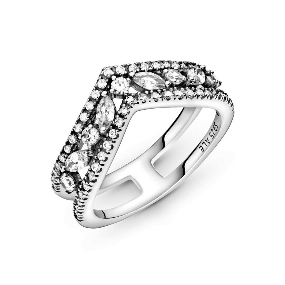 Anillo Pandora Doble Deseo Brillante - 199095C01