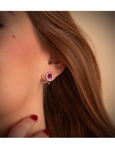18K PENDIENTES ORO AMARILLO DIAMANTES DE...