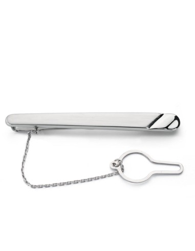 18K PISACORBATA CLIP ORO BLANCO MATIZADO CON...