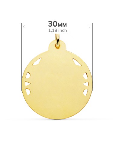 18K MEDALLA ORO AMARILLO VIRGEN DEL CARMEN...
