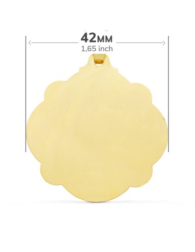 18K MEDALLA ORO AMARILLO VIRGEN DEL CARMEN...