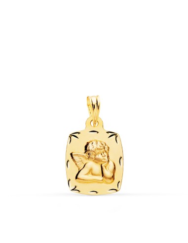 18K MEDALLA ORO AMARILLO ANGELITO BURLON...