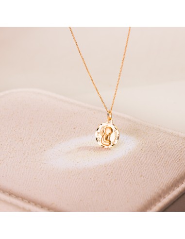 18K MEDALLA ORO AMARILLO ANGELITO "YO TE...