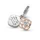 Charm Pandora Rose Dos Tonos 789373C01