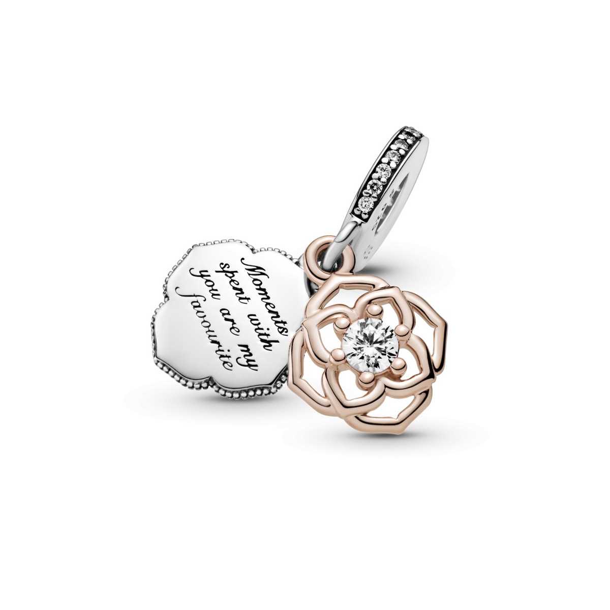 Charm Pandora Rose Dos Tonos 789373C01