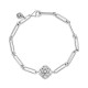 Pulsera Pandora Eslabones Pétalos Rosa - 599409C01
