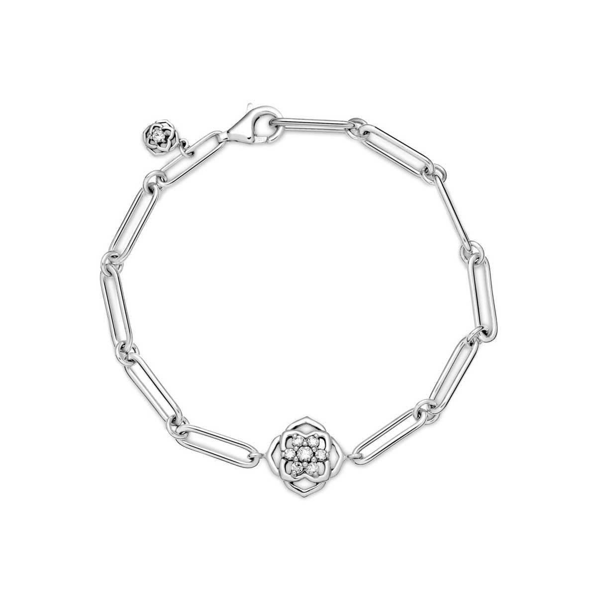 Pulsera Pandora Eslabones Pétalos Rosa - 599409C01