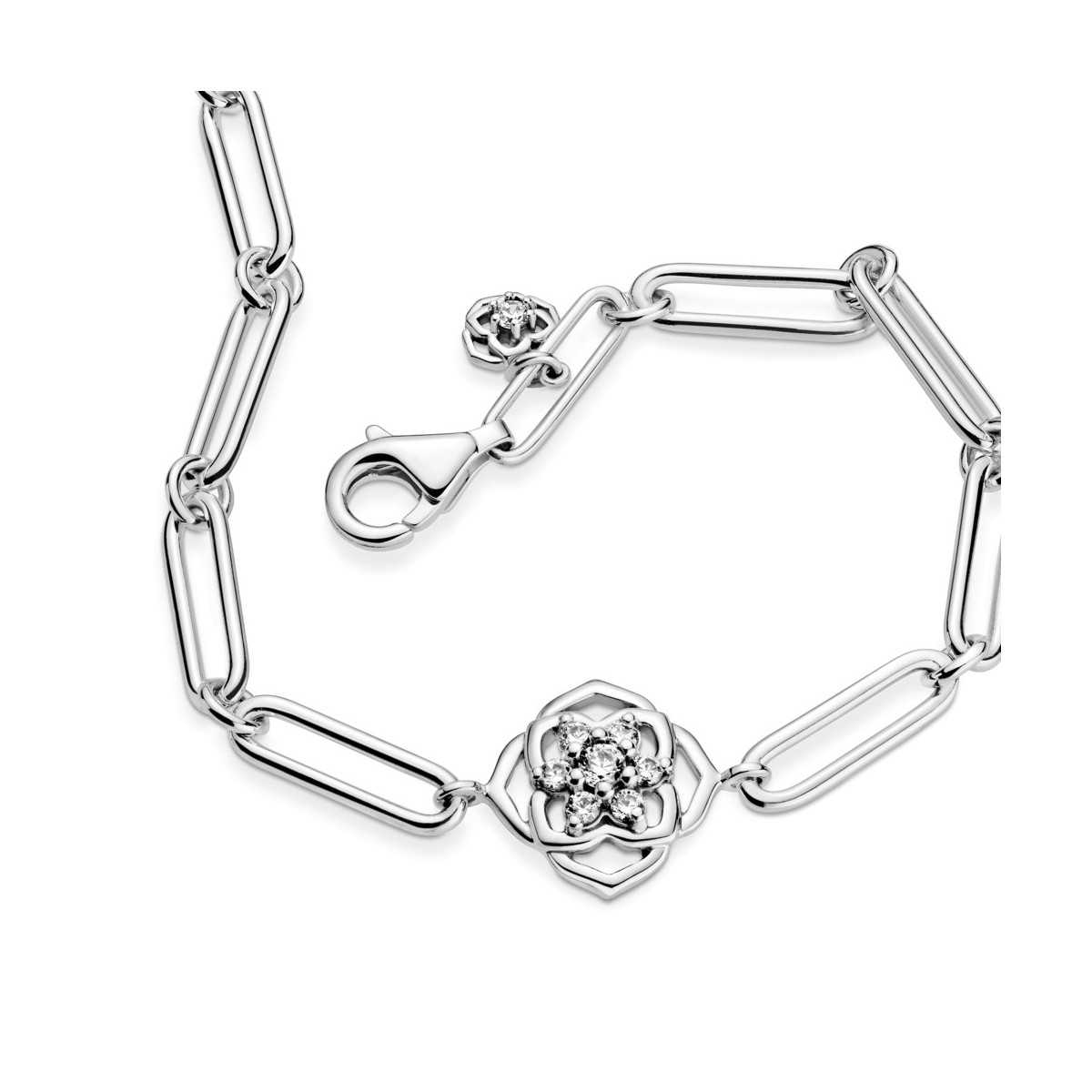 Pulsera Pandora Eslabones Pétalos Rosa - 599409C01