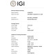 Dormilones Liberty Oro Blanco 0,52 Kts H-VVS1 Certificado IGI GIA61966789