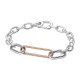 Link con recubrimiento en oro rosa de 14k Pandora ME 789656C00