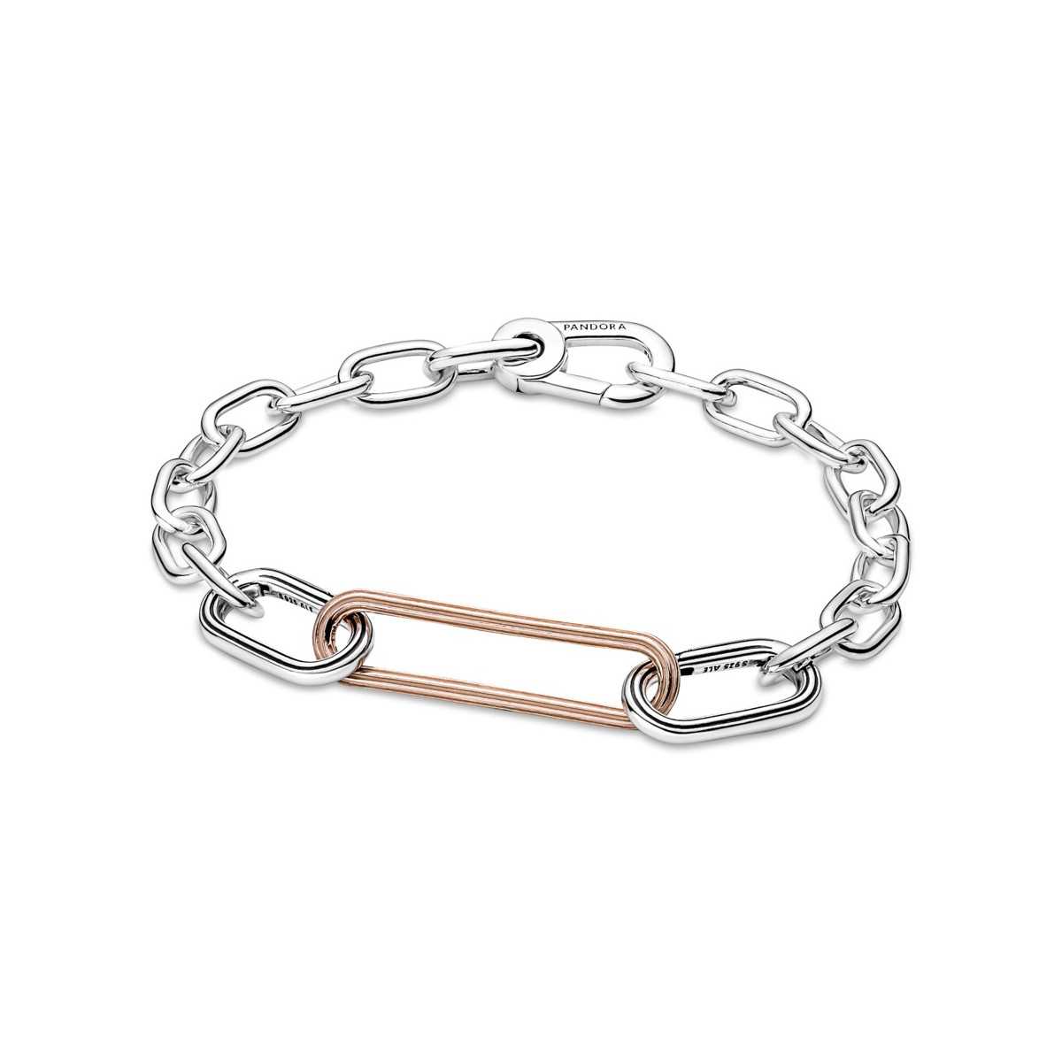 Link con recubrimiento en oro rosa de 14k Pandora ME 789656C00