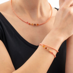 Pulsera Cuore de Lion Joyful Colours. Naranja 4464/30-0200 2