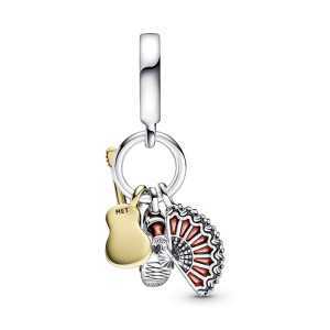 Charm Pandora Guitarra Española, Zapato Flamenco & Abanico 760765C01