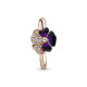 Anillo Pandora Flor Pensamiento Morado - 180764C01