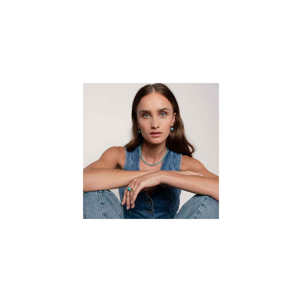 Pendientes TI SENTO Turquesa 7968TQ