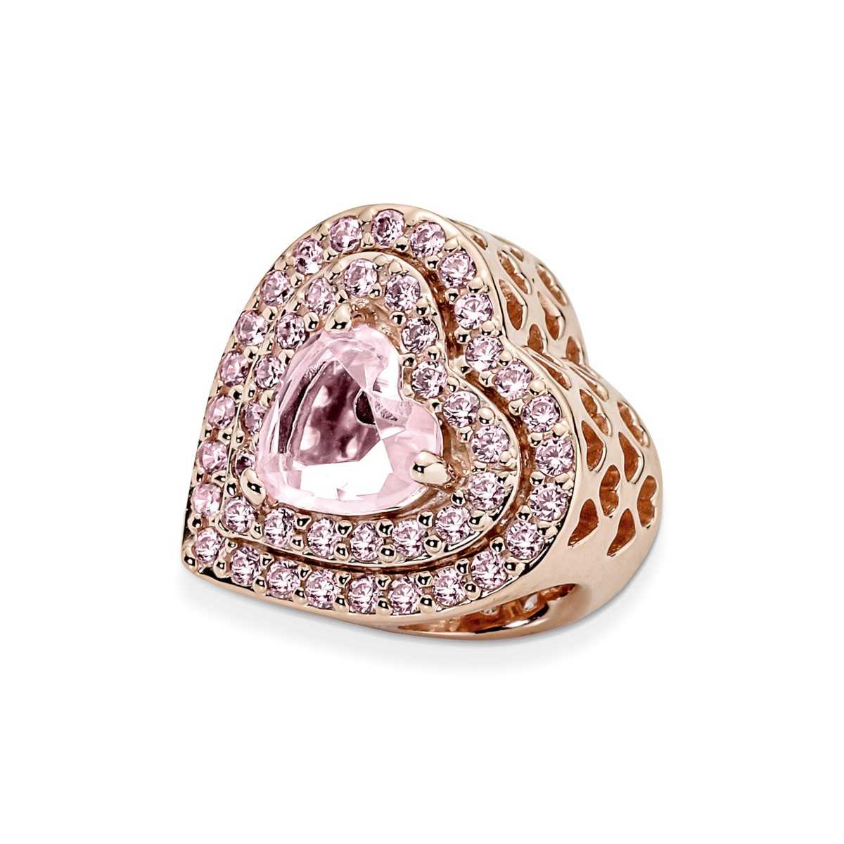 Charm Pandora Corazón Nivelado Brillante 789218C01