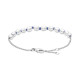 Pulsera Cordón Azul con Perlas Cultivadas de Agua Dulce 591689C01-20