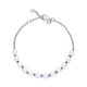 Pulsera Cordón Azul con Perlas Cultivadas de Agua Dulce 591689C01-20