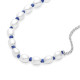 Pulsera Cordón Azul con Perlas Cultivadas de Agua Dulce 591689C01-20