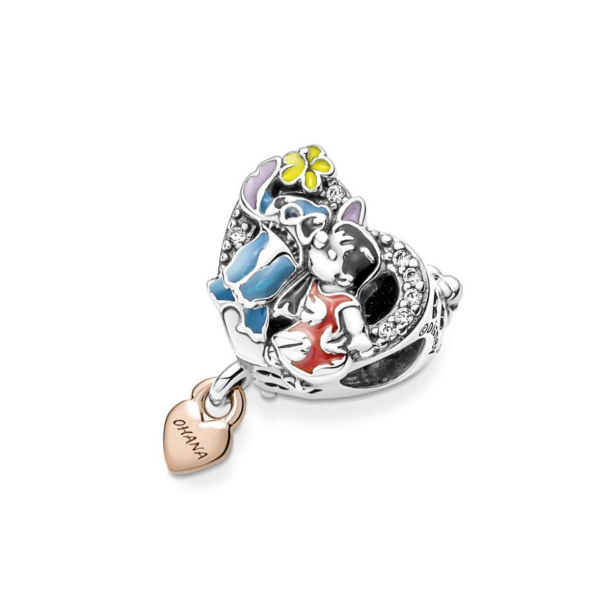 Charm Pandora Ohana Lilo y Stitch de Disney 781682C01