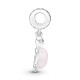 Charm Colgante Pandora Tortuga Marina Cristal de Murano Rosa 798939C02