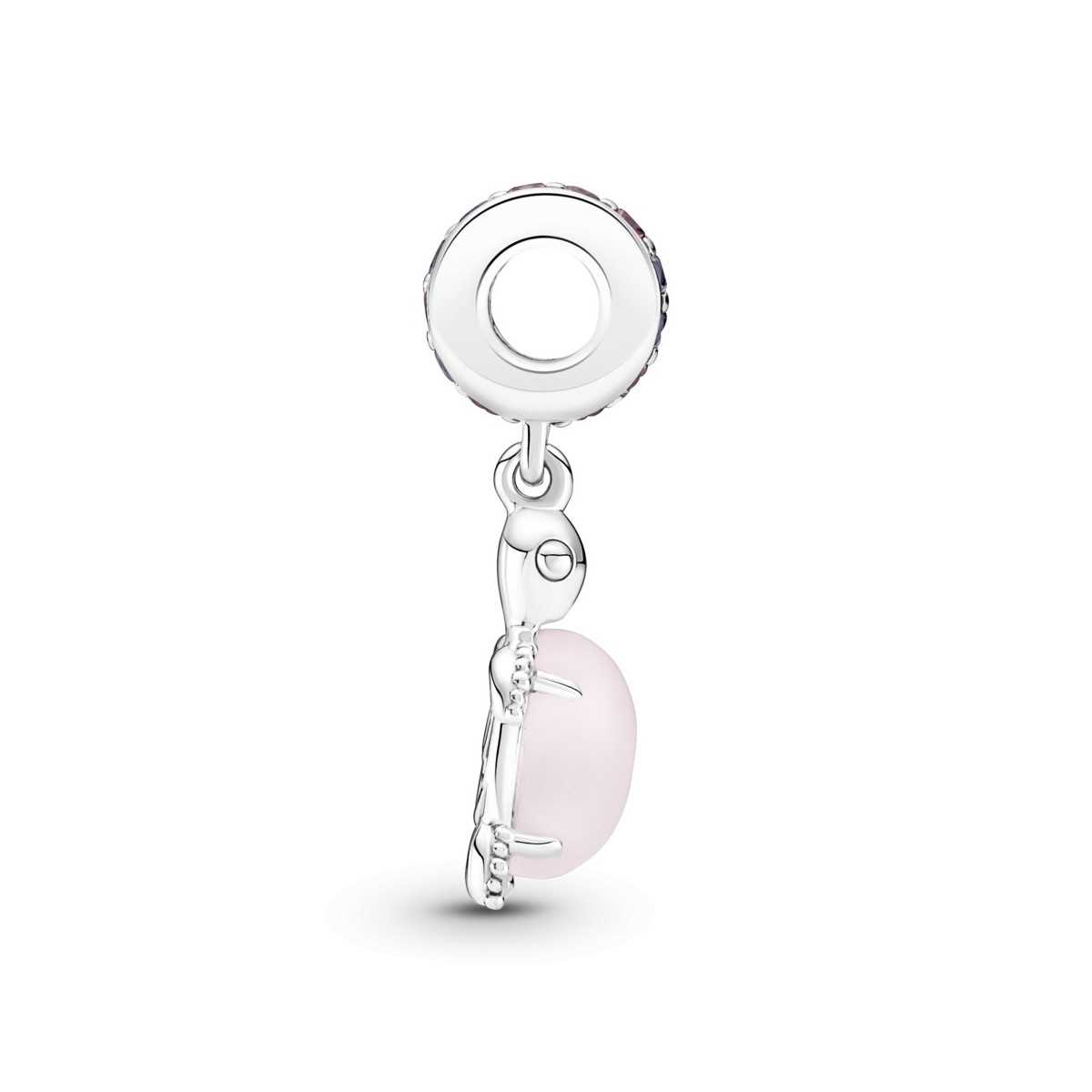 Charm Colgante Pandora Tortuga Marina Cristal de Murano Rosa 798939C02