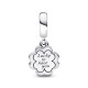 Charm Pandora Colgante Doble Trébol de Cuatro Hojas de la Amistad 792245C01