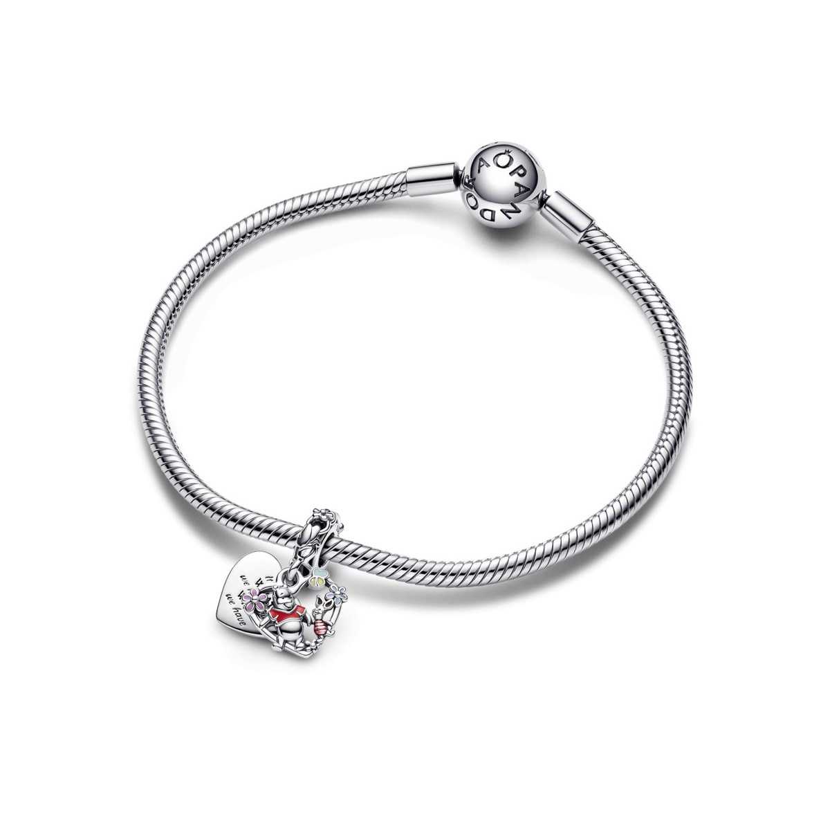 Charm Pandora Colgante Doble Winnie the Pooh y Piglet de Disney 792214C01