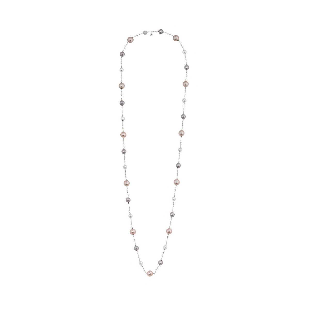 Majorica collar largo perlas 3 colores 15662.27.2.000.010.1