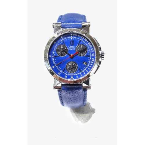 Reloj Vizio Cuero Azul 4743-38