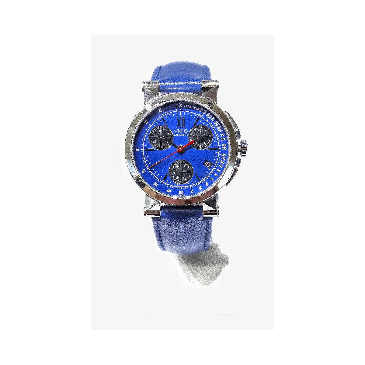 Reloj Vizio Cuero Azul 4743-38