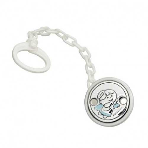 Pinza Chupete Angeles de Pedro Durán en plateado 07500310