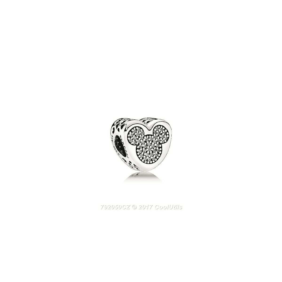 Charm Pandora en plata de ley Amor Verdadero Mickey & Minni 792050CZ
