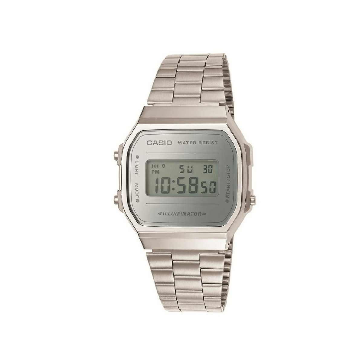 Reloj Casio Collection Retro Plateado A168WEM-7EF