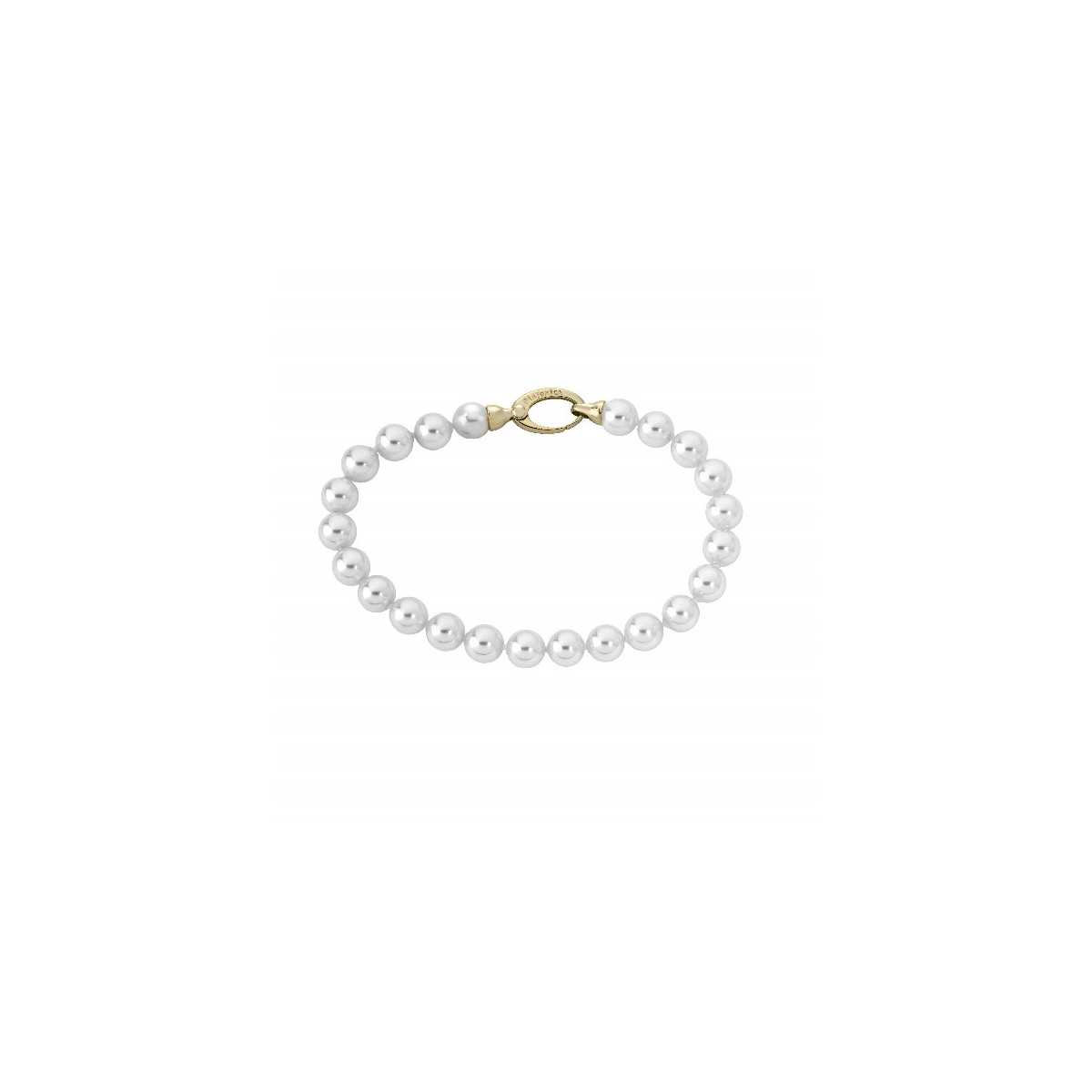 Majorica pulsera perlas 7 mm cierre plata dorada 09857.01.1.021.010.1