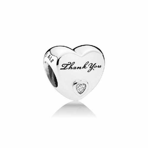 Charm Pandora Plata Gracias 792096CZ