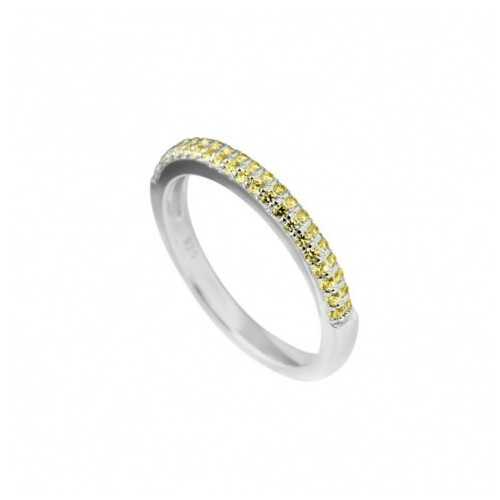 Anillo Diamonfire Plata Circonitas Amarillas 6114931085