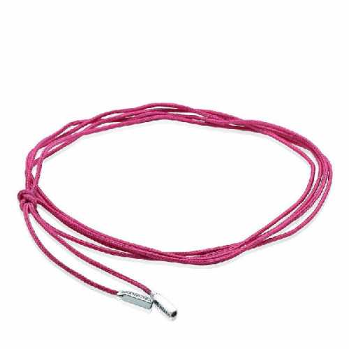 Pulsera Cordón Algodón Rosa 390961CPK-100